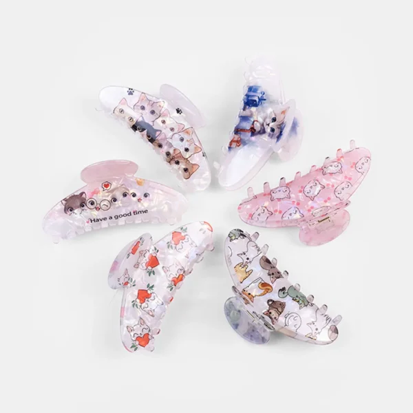 Cat semicircular hair claws