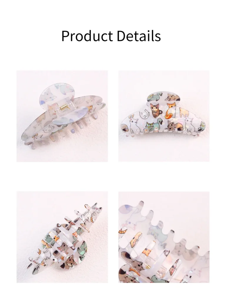 Cat semicircular hair claws
