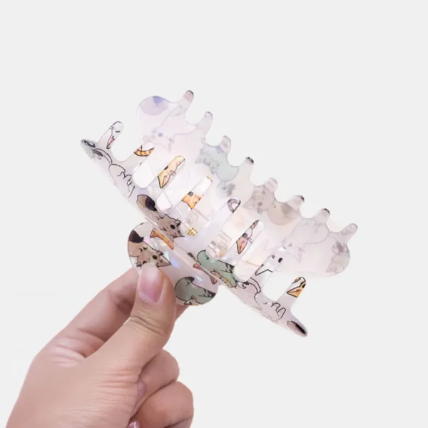 Cat semicircular hair claws