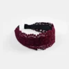 Wide wavy headband