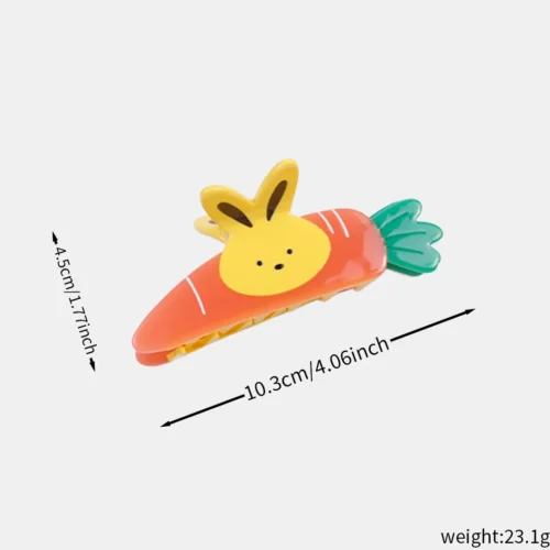 Cute carrot rabbit hair scratcher