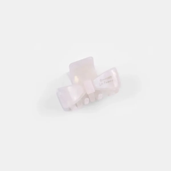 Acetate solid color bow hairpin