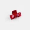 Acetate solid color bow hairpin