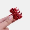 Acetate solid color bow hairpin