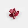 Acetate solid color bow hairpin