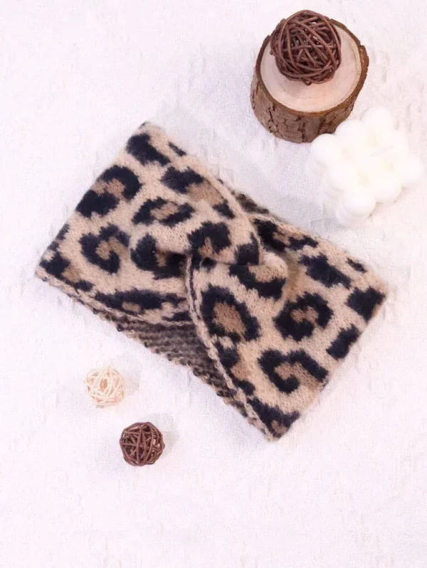 Leopard print headband