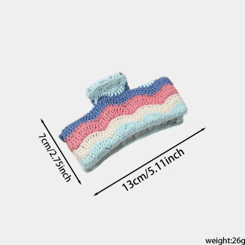 Knitted hairpin