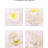 White Yellow Flower Decor Alligator Hair Clip