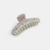 Acetate Diamond Half-Circle Hair Claw