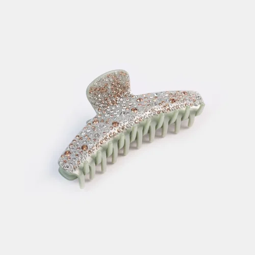 Acetate Diamond Half-Circle Hair Claw