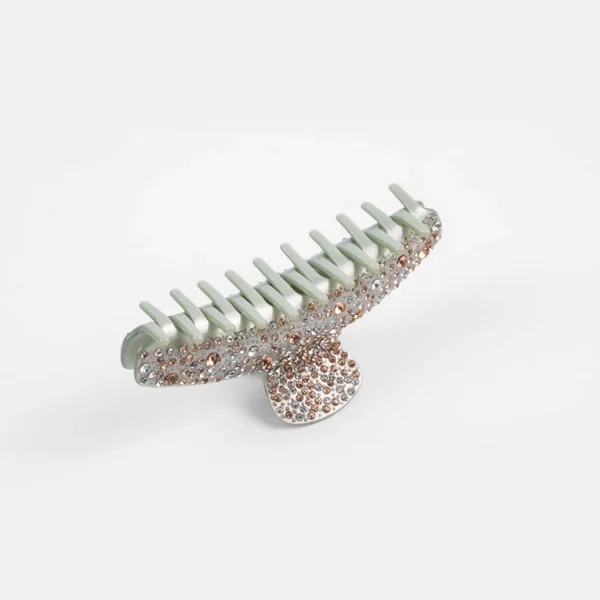 Acetate Diamond Half-Circle Hair Claw