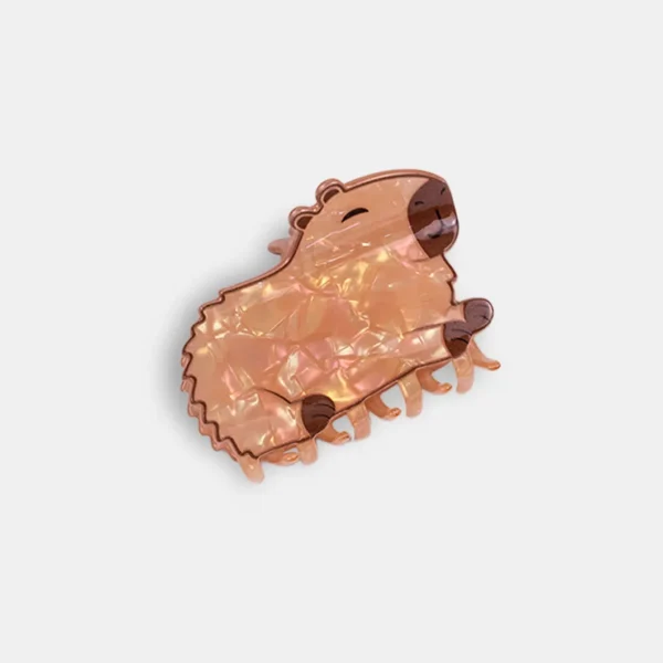 Acrylic Capybara Hair Scratching
