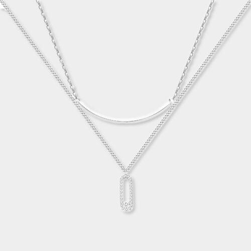Double Layer Pendant Necklace for Women