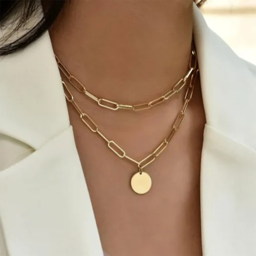 Round chain necklace