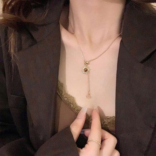 Sunflower Necklace