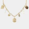 Vintage Alloy Geometric Pattern Necklace