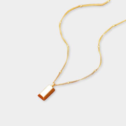Fashionable and exquisite gold-plated necklace