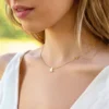 Double Butterfly Alloy Necklace