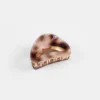 1-Pack Women's Acetate Hair Claw Clip - Medium Size Minimalist Leopard Print, Tie-Dye & Solid Color Hair Clips