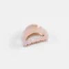 1-Pack Women's Acetate Hair Claw Clip - Medium Size Minimalist Leopard Print, Tie-Dye & Solid Color Hair Clips