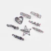 8 Sets Of y2k Style Star Shaped Love Hair Clips, Hair Accessories, Party Costumes, Delivery Of Gifts For Women