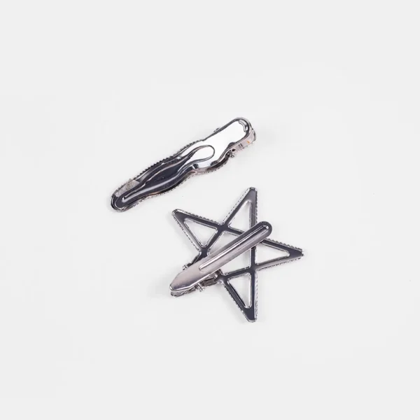 8 Sets Of y2k Style Star Shaped Love Hair Clips, Hair Accessories, Party Costumes, Delivery Of Gifts For Women
